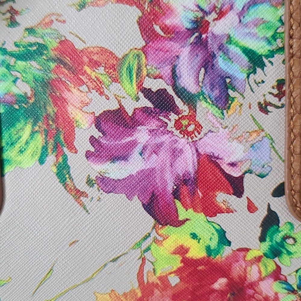 Multi-Color Floral Tote - Picture 2 of 6